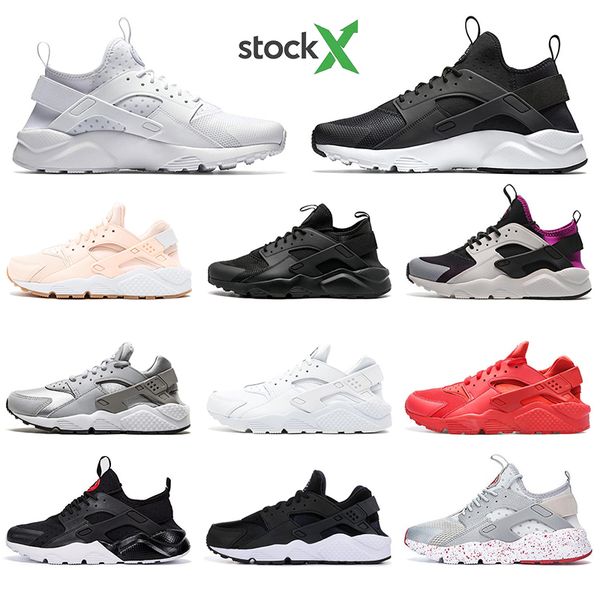 

with socks huarache running shoes for men women triple black white red pink breathable mens trainer sports sneakers runner