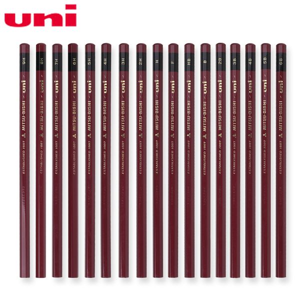 

2018 марка 3 шт / лот японского uni hi-uni серия карандаш с 22 параметров