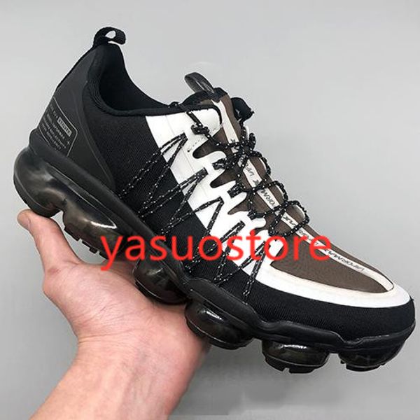 

new run utility men fashion designer shoes fly wave runner sports mens knit chaussures running sneakers 40-45, Black;red