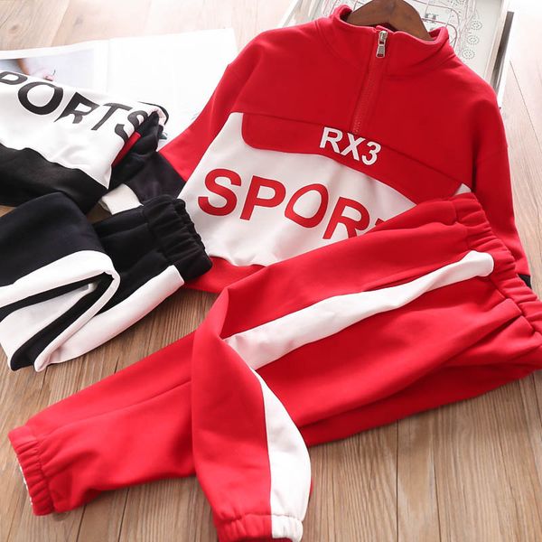 boys red sweatsuit