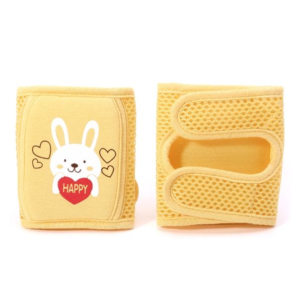 

new kid crawling elbow infants toddlers baby knee pads protector safety mesh kneepad, Pink;yellow