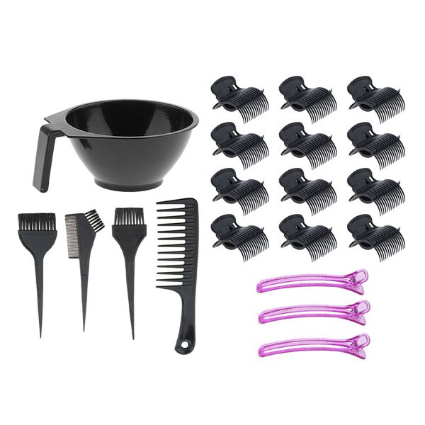 

магазин волос окрашивание инструмент bowl кисть расческой для волос горячие роликовые супер клипы полный комплект