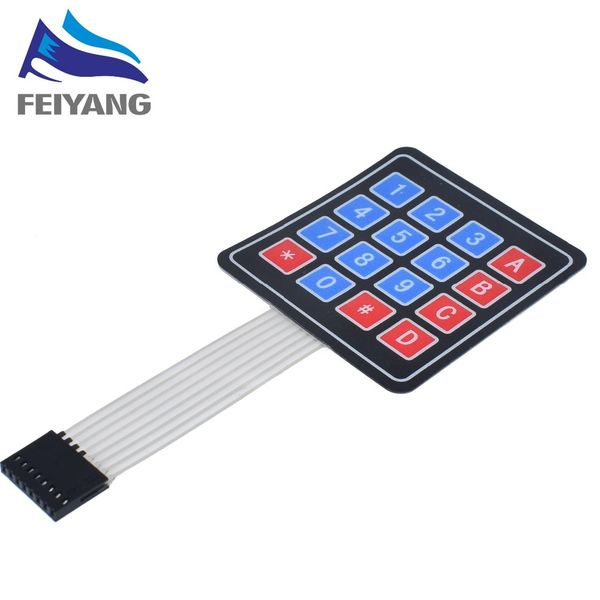

10pcs 16 key 4 x 4 membrane switch keypad 4x4 4*4 matrix array matrix keyboard