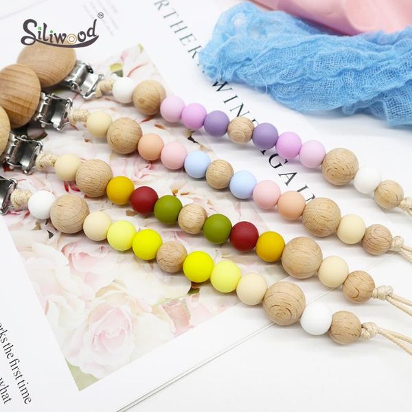 

silicone pacifier clips diy baby pacifier chain baby teething chain holder for infant teething attache sucette toys dummy clip