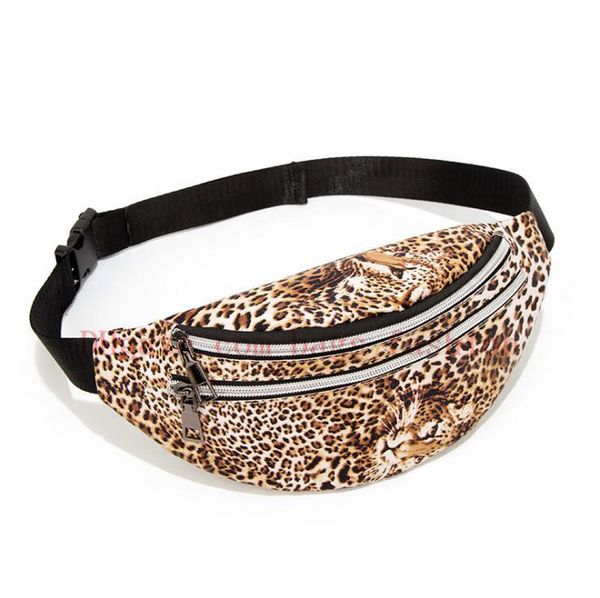 

fashion classic leopard print waist bag fanny chest bag pu leather women waist pack shoulder crossbody bag ing