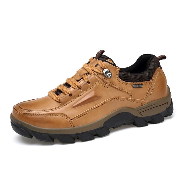 

men shoes 2019 spring autumn fashion genuine leather casual shoes breathable loafers flat men, Black