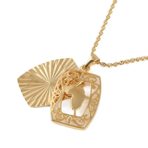 

classic africa map necklace pendant for women and men necklace jewelry, Silver