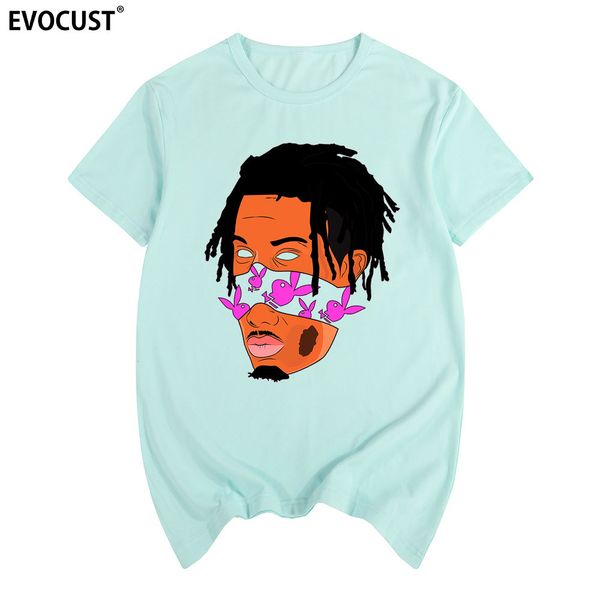 

playboi carti vintage cool graphic t-shirt хлопок мужская футболка новая футболка мода, White;black