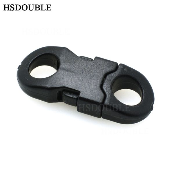 

100pcs/lot 5.5mm plastic safety clasp straight side release buckle for necklace paracord bracelet ing
