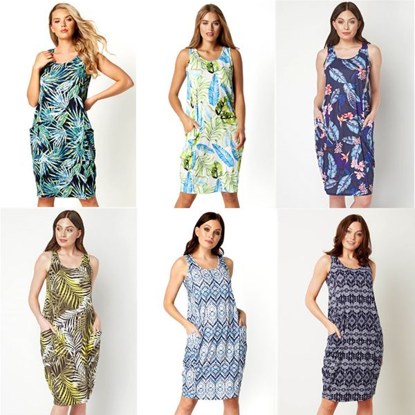 

europe and the united states printing large swing type skirt