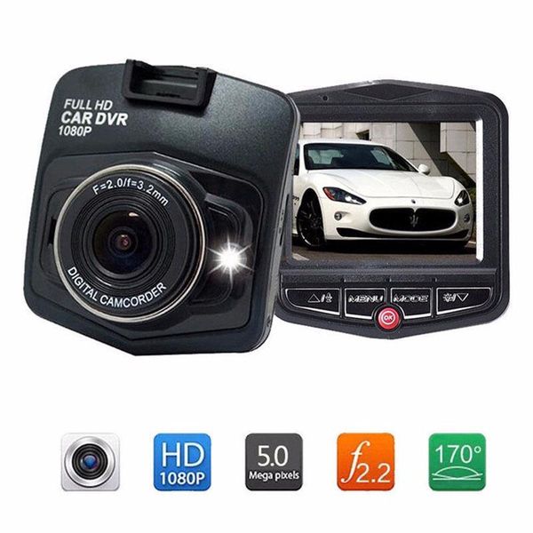 

car dvr camera gt300 lens 1080p video recorder g-sensor night vision dash cam