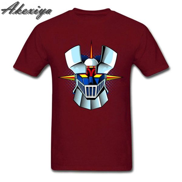 

anime mazinger z men harajuku t shirt warrior boy clothing robot tees japan classic anime tshirt, White;black