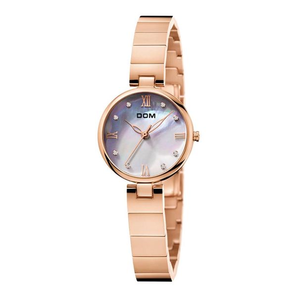 

women quartz watch miyota japanese movement stainless steel lady bracelet watch european style female brilliant wristwatch, Slivery;brown