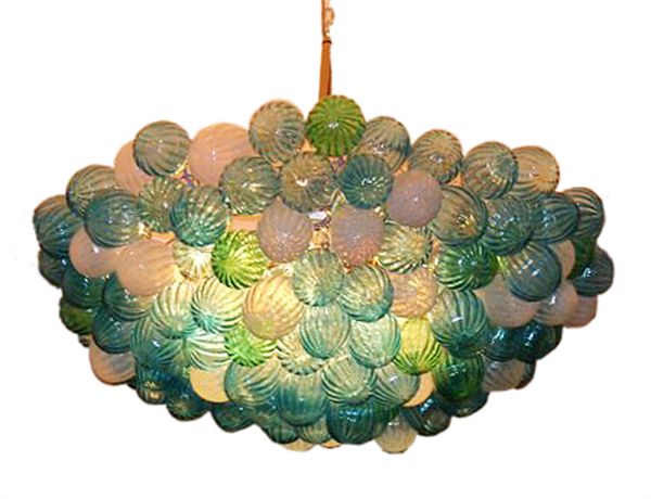 

european style hand blown glass chandeliers lightings flower designed handmade blown glass pendant lights for kitchen decor