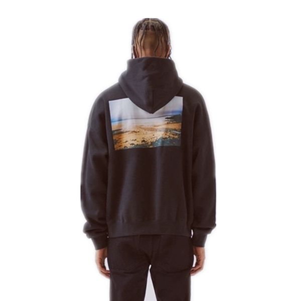 

men's clothing essentials sunshine printing pullover male hoodies hip hop men's clothing casual sweatshirts size s-xl, Black