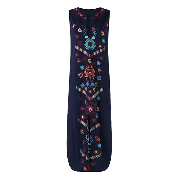 

для женщин дизайнер одежды женщин дизайнер одежды женщины vintage ситцевом платье maxi 2019 vonda тонкий sexy рукавов beach party повседневн, Black;gray