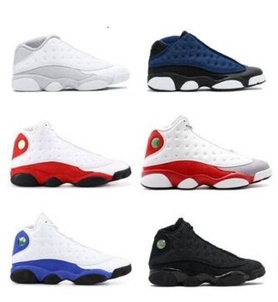 

2020 new mens and womens basketball shoes sneakers for men and women 13s black cat chicago red french blue bred high