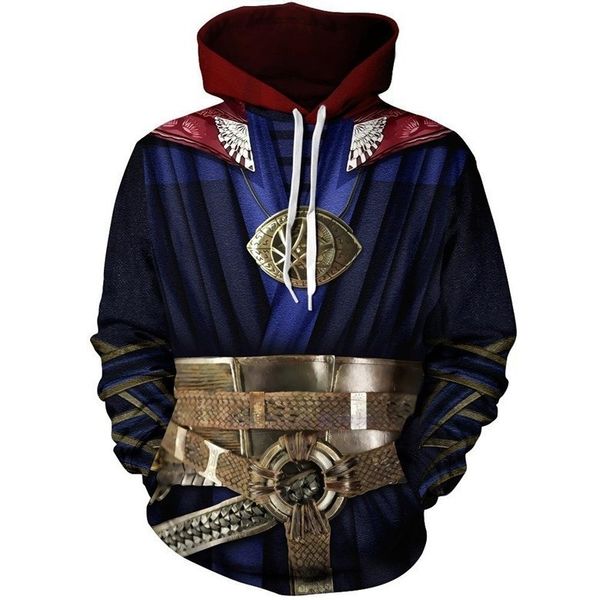 

doctor strange mysterious shirt 3d comic sweater cospaly periphery t shirts, Black