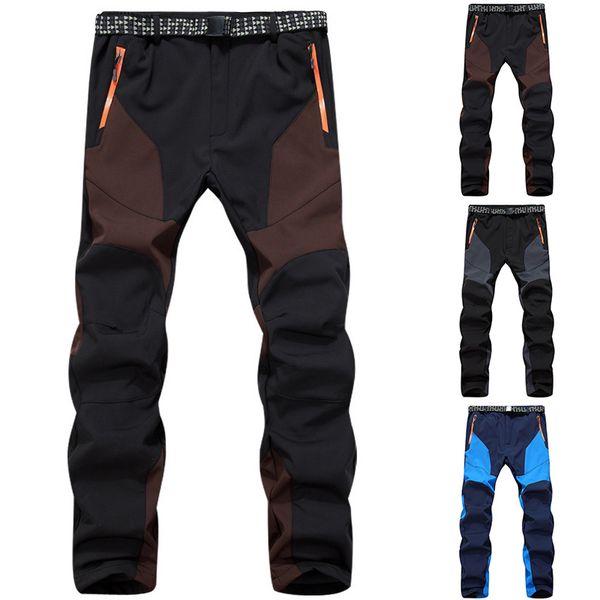 

men warm snow ski snowboard pants waterproof hiking climbing trousers outdoor thermal pants tear resistant polyester