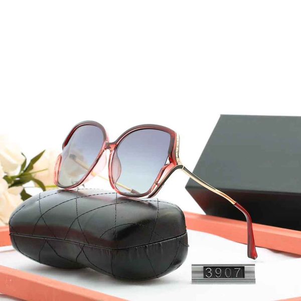 

3907 polarized lens pilot fashion sunglasses for men and women brand designer vintage sport sun glasses with case and box
