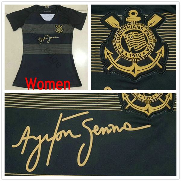 

18 19 Paulista Woman Soccer Jerseys 10 JADSON 23 ROMERO CLAYTON PABLO M.GABRIEL Custom Home Women Football Shirt Epacket