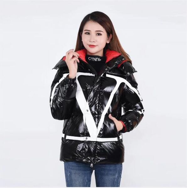 

a3 2020 maya women vest winter warm down jacket with fur collar feather dress jackets womens outdoor down coat woman fashion jacket parkas, Black