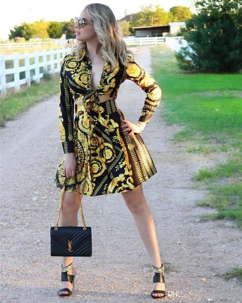 

2шт платье повседневный дизайнер с длинным рукавом костюмы женская мода из двух частей одежды 2020 женщины весна, White