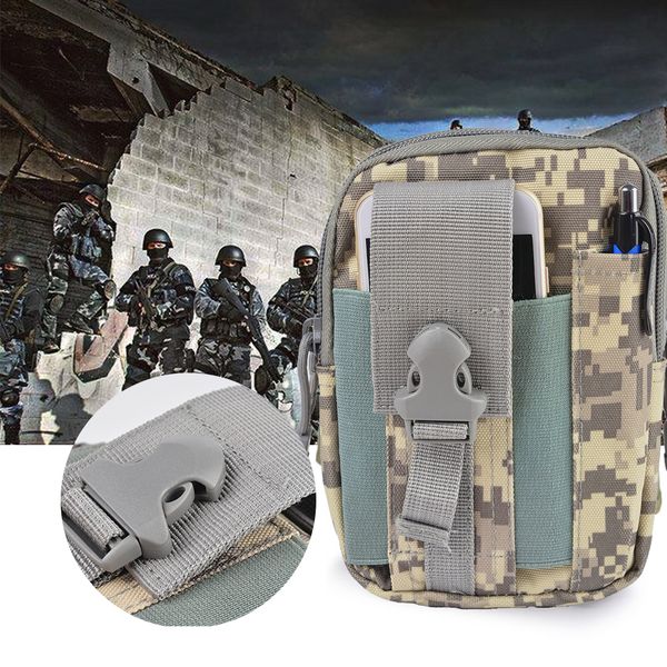 

outdoor bag pouch for mem universal camouflage pack hiking running waist belt bag multifunctional cell phone pockets wallet
