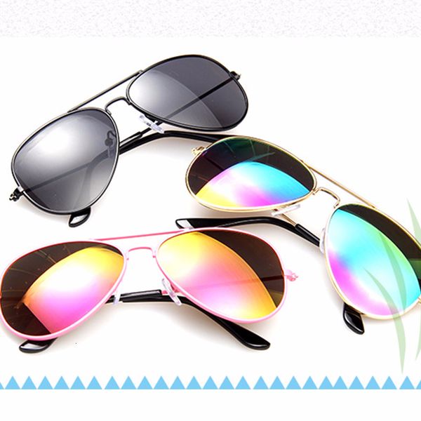 

the pilot classic fashion baby kids sunglasses boys girls children vintage gradient sunglasses uv400 feminino 2020, White;black