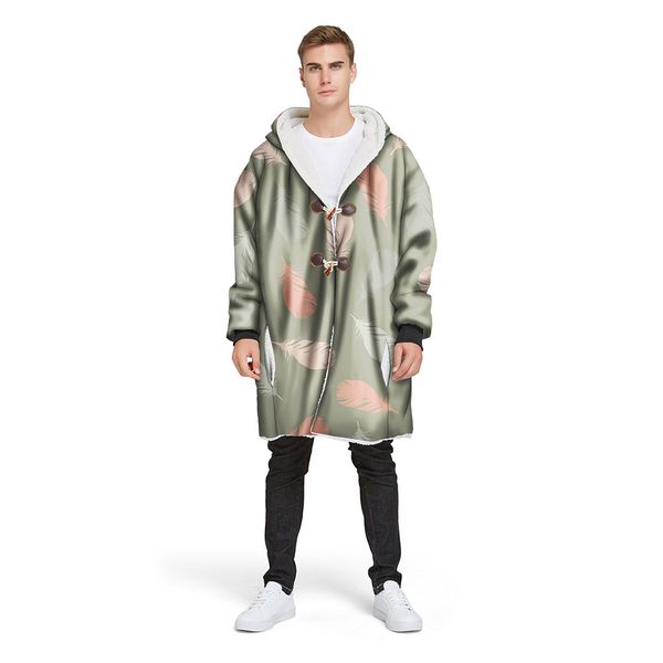 

men's winter jacket men's hooded winter male jacket 2019 thick cotton-padded for men 11.30, Black