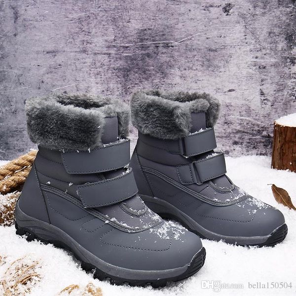 

good quality women's classic womens ankle boots boot snow boots girls winter boot leather boot black grey cotton shoes casual shoes big