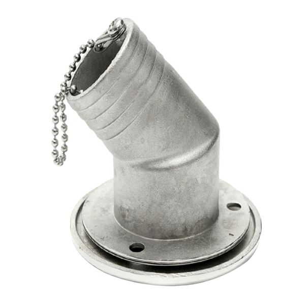

stainless steel elbow filler neck, deck filler with tank cap for boat, yacht, caravan, tractor, etc., suitable for 38 mm fuel hose