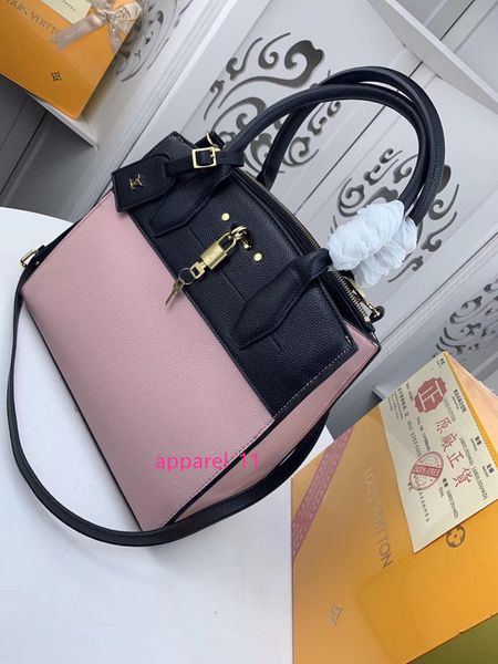

5a l brand v city steamer handbag women crossbody bag handles lady shoulder bags fashion totes cross body bag 53031 54867 53014