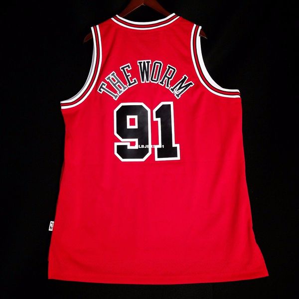

100% stitched dennis the worm rodman #91 soul hwc wholesale jersey 52 - mens vest size xs-6xl stitched basketball jerseys ncaa, Black;blue