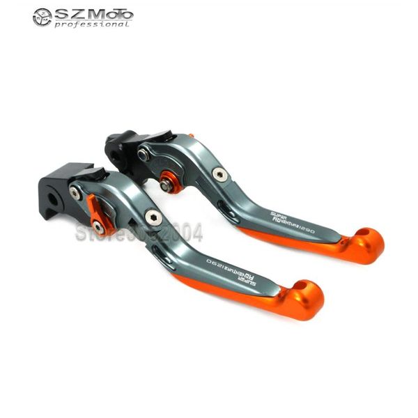 

brakes clutch levers for super adventure 1290 folding extendable adjustable 2015 2016 motorcycle accessories with cnc