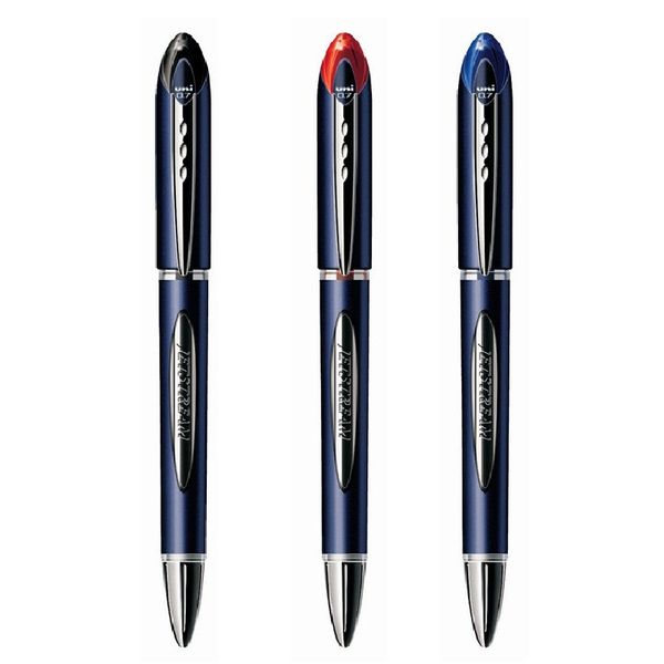 

jetstream sx-217 ballpoint pen 0.7 mm oil-based ball pen japan, Blue;orange