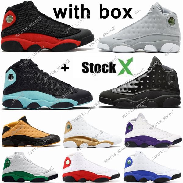 

jumpman 13 13s mens women basketball shoes xiii bg metallic silve 13s sneakers black suede men sneakers island green with box twoone
