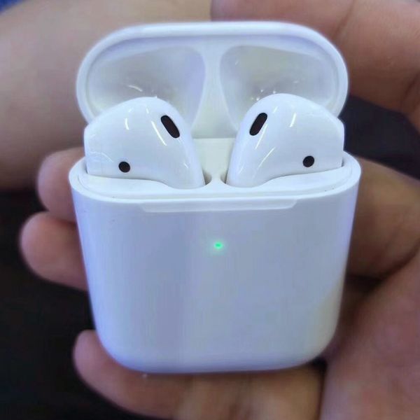 

Supercopy animation 2nd generation wirele charging with mart en or bluetooth earphone matte hinge h1 earbud pk airpod 2 w1 chip