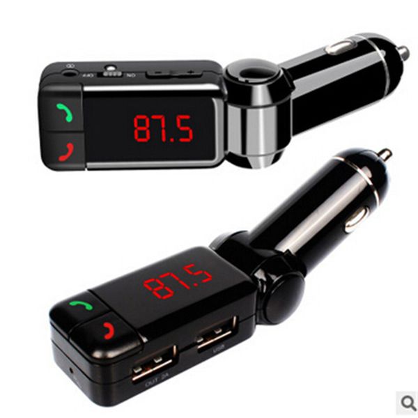

mp3 player lcd handscarkit bluetooth car kit fm transmitter sd usb charger speakerphone bloototh bleutooth car hands free