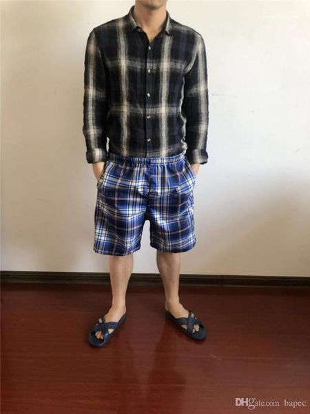 

relaxed casual elastic waist apparel summer mens plaid print shorts designer basketball shorts fashion male panelled short, White;black