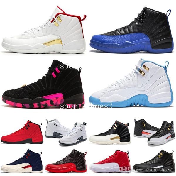 

2020 new 12s winterized wntr gym red michigan mens basketball shoes the master flu game taxi class of 2003 12 men sports sneakers designer