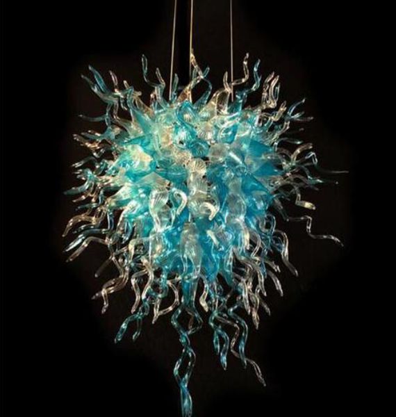 

lamps hand blown chandeliers light modern pendant lamp art deco blue and transparent colored murano glass hanging led chandelier