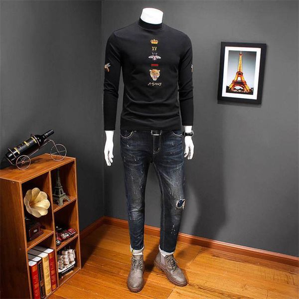 

mens designer hoodies for men sweaters with branded letters fashion winter pullovers sweater knited men's sweatshirt clothes hot, White;black