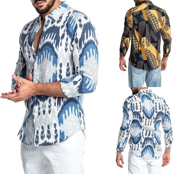 

Summer Fashion Hawaiian Beach Mens Shirt Printed Casual Male Camisa Masculina Streetwear Turn Down Collar Shirts Brand Clothing