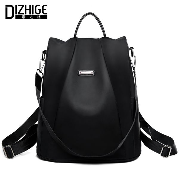 

dizhige brand anti-theft oxford backpack female designer school bags for teenager girls waterproof travel backpack women bagpack y200623