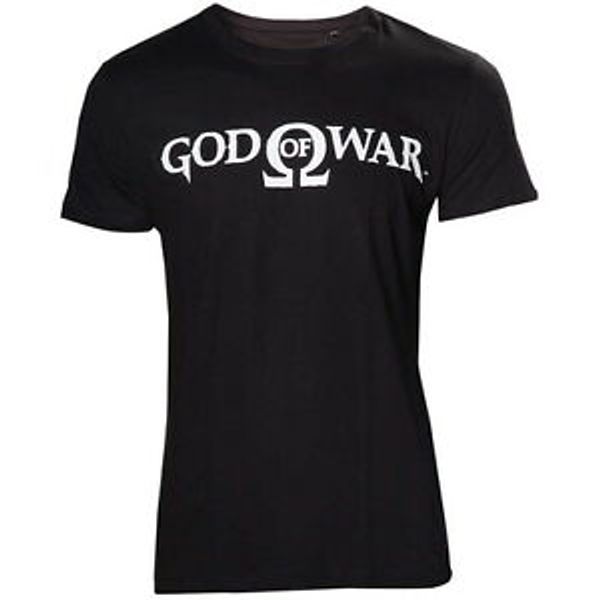 OFFICIAL God of War Logo Black Mens T-Shirt Top NEW
