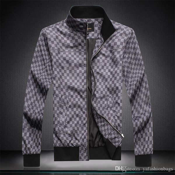 

2019 дизайн мужские куртки спортивный бренд ветровка лоскутное пальто печати молния толстовки работает пиджаки оптом, Gray