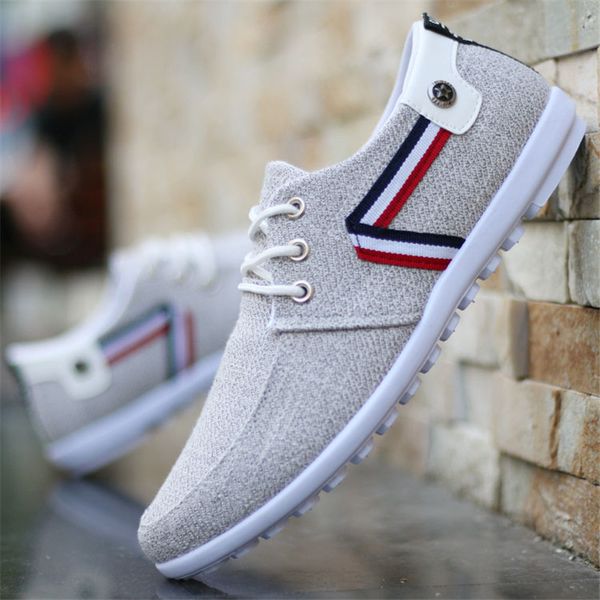 

2020 men casual shoes mens canvas shoes for men fashion flats fashion zapatos de hombre men's driving new, Black