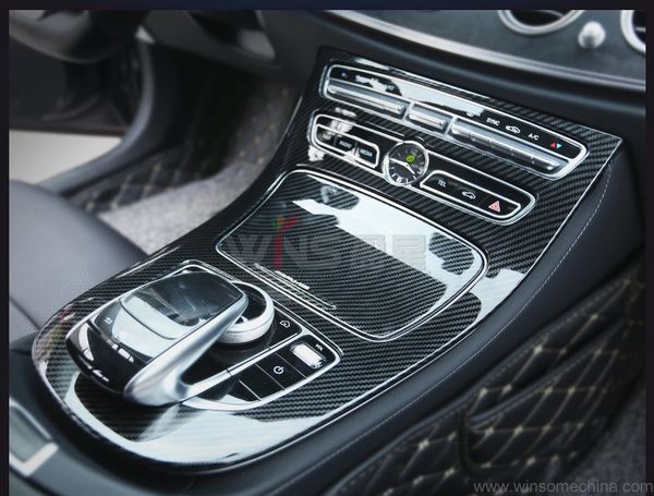 

аксессуары в комплектации glc 2016-2017 коробка передач обложка из углеродного волокна стайлинга автомобилей аксессуары хром