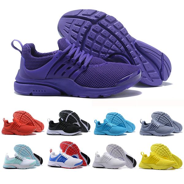 

New Arrival Presto Running Shoes Men Women Ultra BR QS Yellow Pink Prestos Black White Red Outdoor Jogging Brand Mens Trainers Sneakers